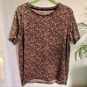 Velvet Floral Old Navy Top